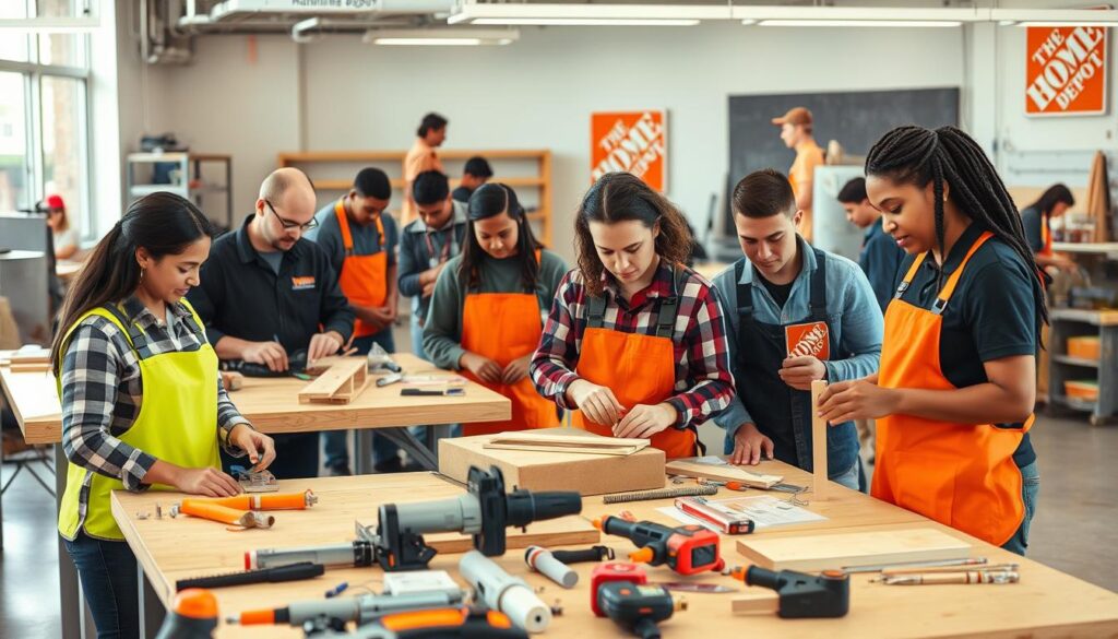 Home Depot skills training